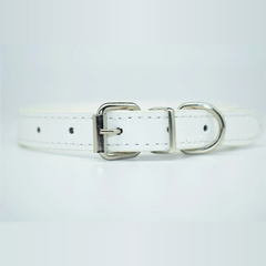 12 Color Adjustable Leather Pet Collar