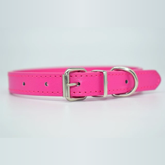 12 Color Adjustable Leather Pet Collar
