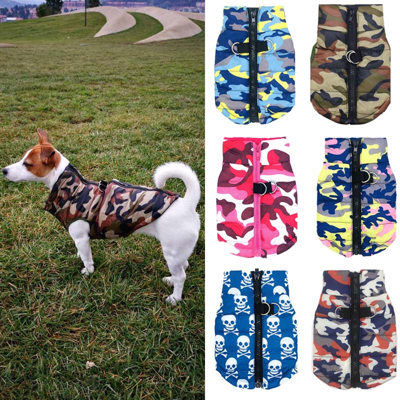 Waterproof Dog Camo Coat Winter - Outdoors