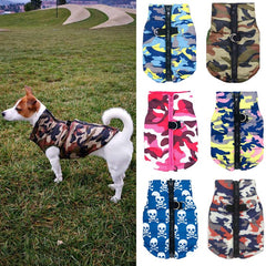 Waterproof Dog Camo Coat Winter - Outdoors