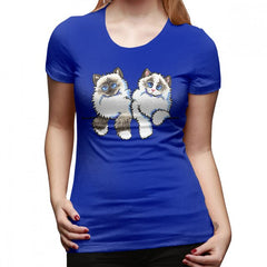 Ragdoll Cat Printed T-Shirt