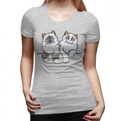 Ragdoll Cat Printed T-Shirt