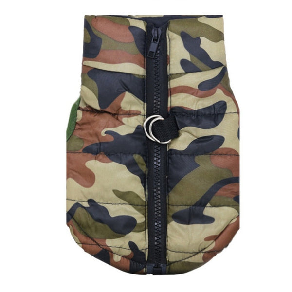 Waterproof Dog Camo Coat Winter - Outdoors