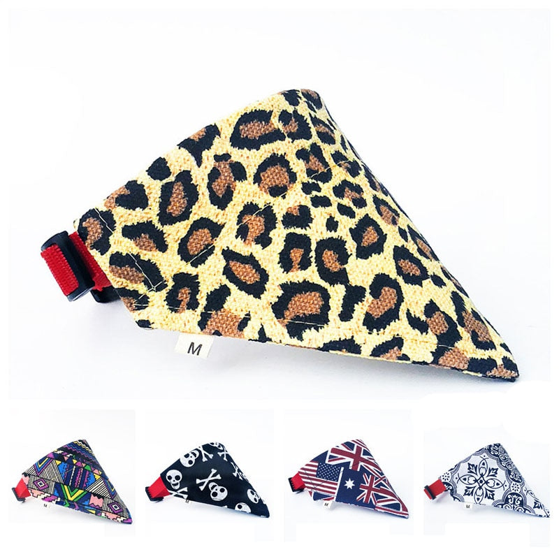 Adjustable Pet Printed Bandana