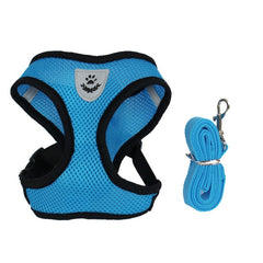 Pet Adjustable Harness + Free Leash
