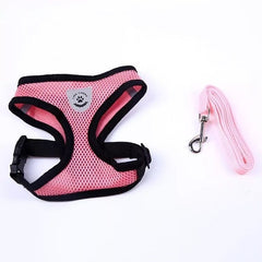 Pet Adjustable Harness + Free Leash