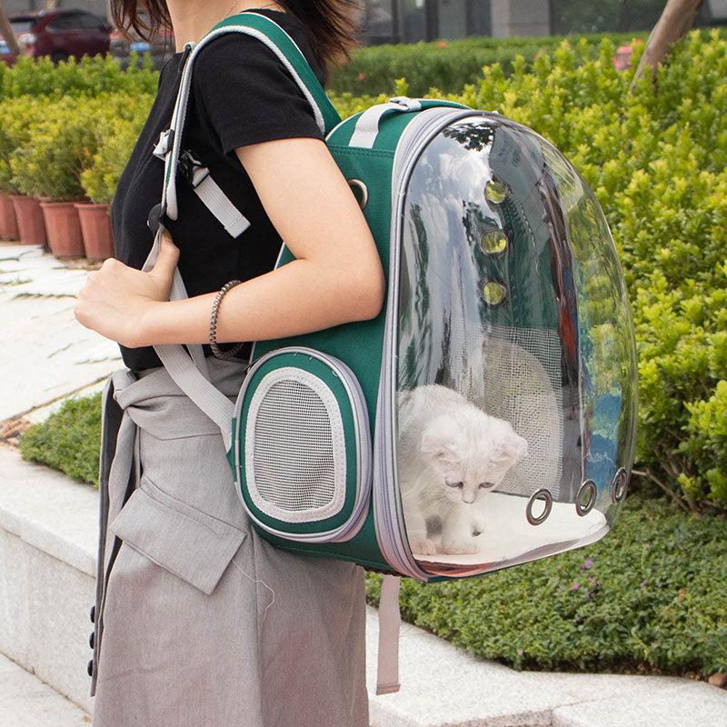 Transparent Space Capsule Pet Carrier Backpack