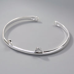 Real 925 Cute Kitty Cat Ear Paw Bracelet