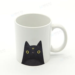 Kawaii Tumblr Cat Face Ceramic Mug