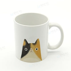 Kawaii Tumblr Cat Face Ceramic Mug