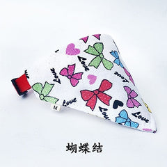 Adjustable Pet Printed Bandana