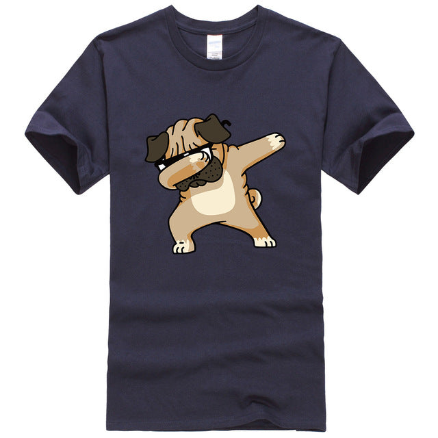 DABBING PUG Funny Tshirt