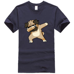 DABBING PUG Funny Tshirt