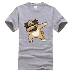 DABBING PUG Funny Tshirt