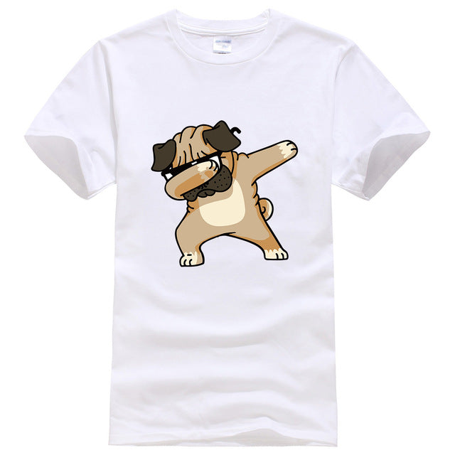 DABBING PUG Funny Tshirt