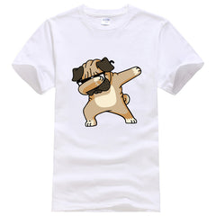 DABBING PUG Funny Tshirt