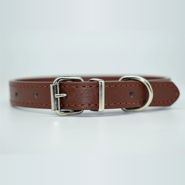 12 Color Adjustable Leather Pet Collar